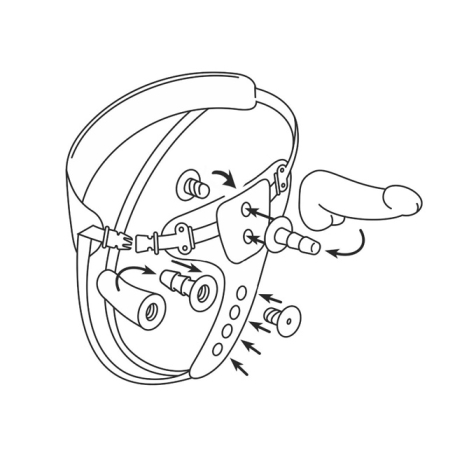 Трусики с насадкой Best Select Woman