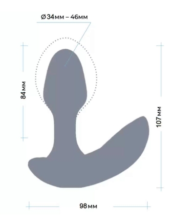 Вибропробка надувная Himeros