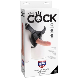 Страпон Pipedream - King Cock Harness 6"